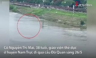 Cô giáo kể hai phút lao xuống sông cứu người